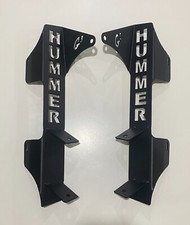 Hummer H3 Light Bar Mount With 4 Pod Tabs Powder Coated Black