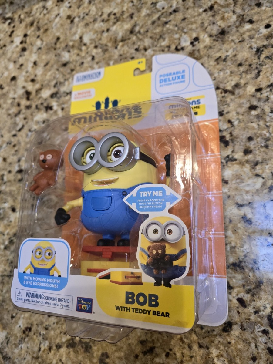 Despicable Me Minion - Minion Bob with Teddy Bear Figure NEW