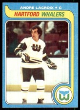 1979-80 Topp Hockey #107 Andre Lacroix Hartford Whalers