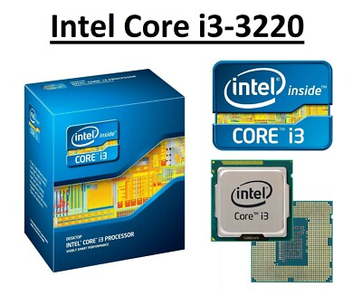 Intel Core i3-3220 SR0RG Dual Core Prozessor 3,3 GHz, Sockel LGA1155, 55W CPU
