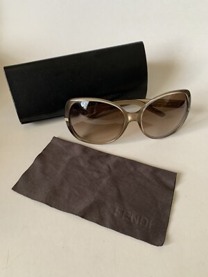 Fendi Women Sunglasses | Used | Very Good w Case Fendi Plastic Frame Sunglasses for Women with Vintage for  main image 4