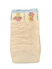 Vintage Spanish Pampers Plastic Diaper Sz Large babies up to 35lbs imported 