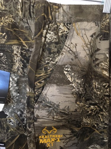 Realtree Max-1 XT Mens Hunting Cargo Camo Pants Draw Cord 3XL XXXL 48-50 NWT - Picture 8 of 15