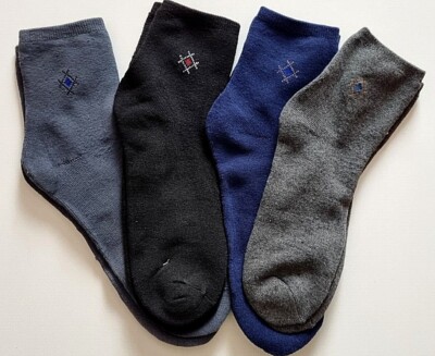 4-8 PAAR HERREN Thermo Socken Winter Strümpfe Freizeit  Größe 39/42 - 43/46