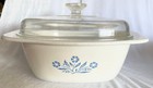 5 quart / Litre Corningware Cornflower Blue Dutch Oven with glass lid