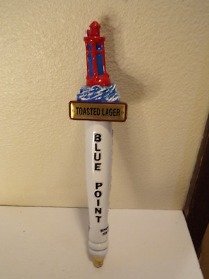 Blue Point Toasted Lager Beer Tap Handle Lighthouse Figural