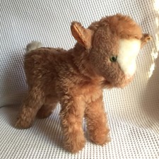 Vintage Rare Steiff Zicky Dralon young goat with small beard beard 10''