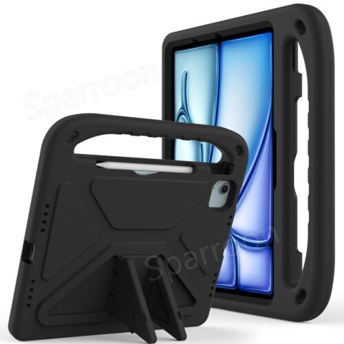 For iPad Air Pro 11 13 2024 5/6/7/8/9/10th Kids Shockproof EVA Stand Case Cover - Picture 12 of 59