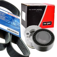 Bosch 5PK1195 Keilrippenriemen + Spanner FüR Clio Kangoo Megane Scenic II Nissan