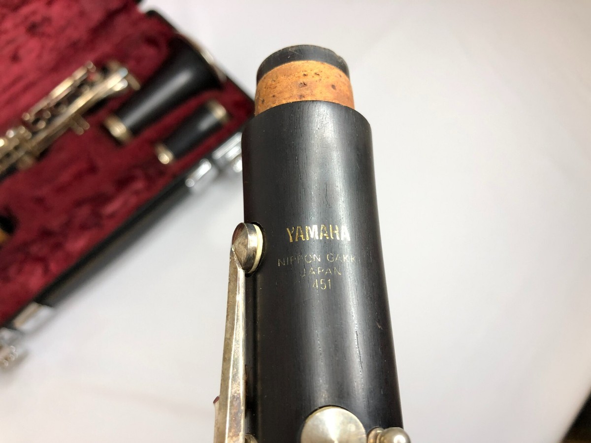 YAMAHA Clarinet YCL 451 Black Wood Musical Instrument with