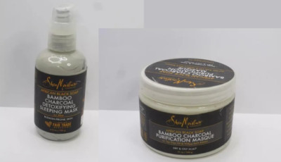 SHEA MOISTURE BAMBOO CHARCOAL DETOXIFYING SLEEPING MASK & PURIFICATION MASQUE