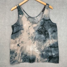 Grade & Gather Anthropologie Top Womens Large Silky Tie Dye Tank