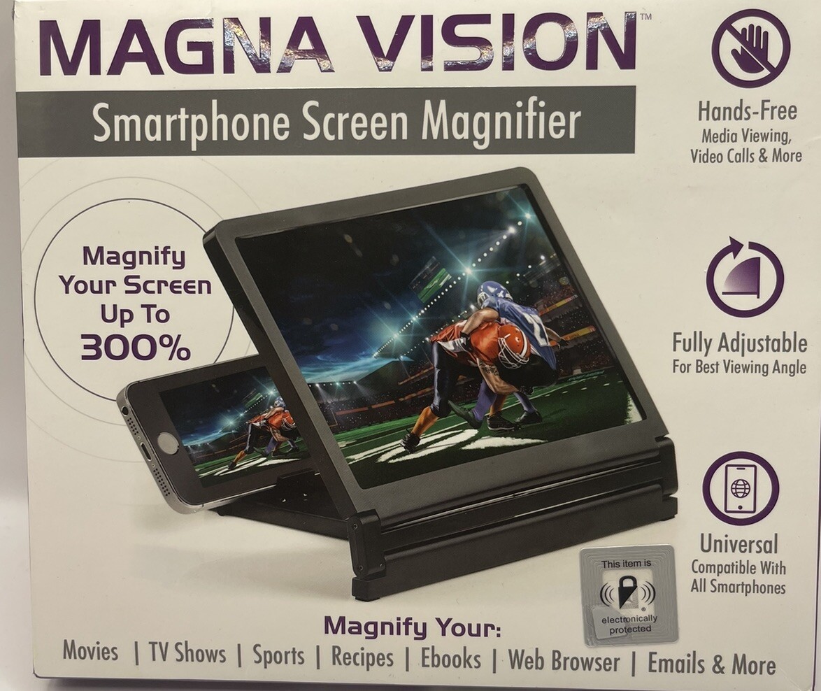 MAGNA VISION MOBILE SMART PHONE SCREEN Magnifier-ENLARGE SCREEN 300%