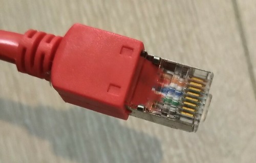 Total Technologies Cat. 5 Patchkabel rot ca. 1,40 Meter - Photo 3/4