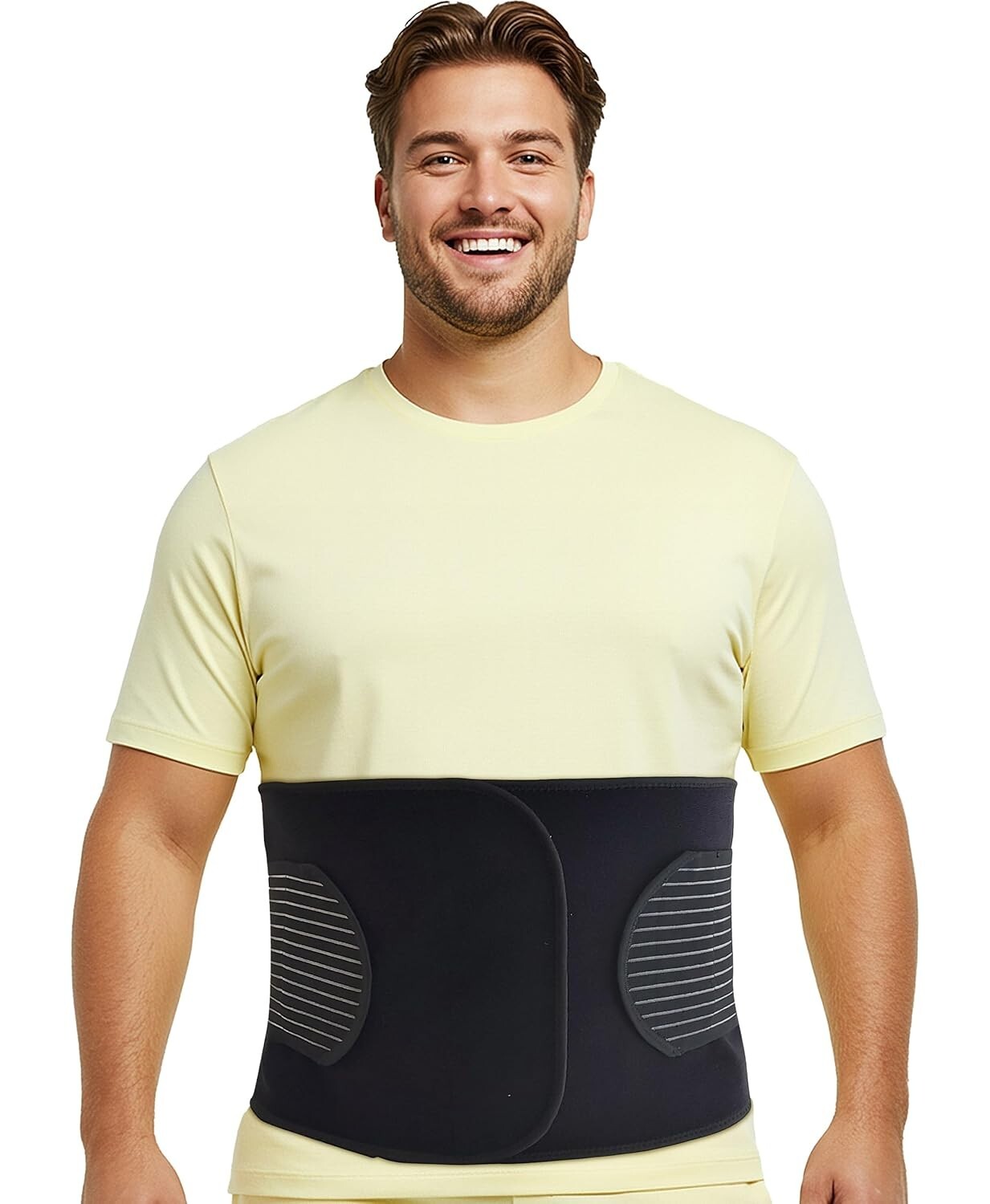 Post-Surgery Hernia Belt for Plus Size Men & Women – Abdominal Binder Support