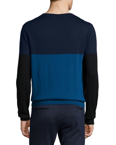 NEW ATM ANTHONY THOMAS MELILLO CREW NECK MERINO WOOL PULLOVER SWEATER S $258 - Picture 2 of 3
