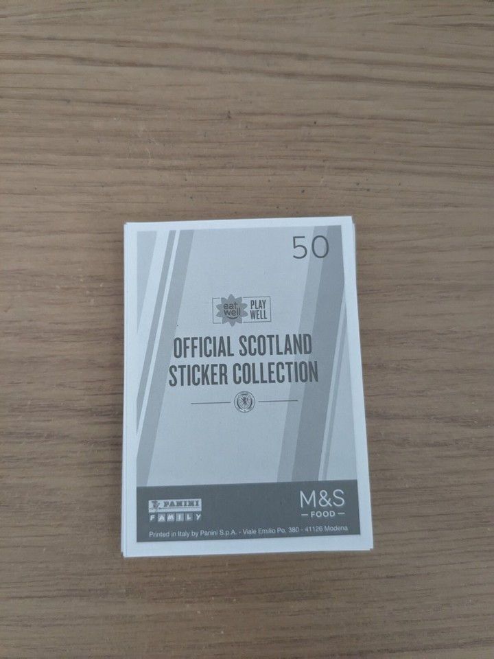Panini M S Scotland Official Sticker Collection Complete Set EBay panini-m-s-scotland-official-sticker-collection-complete-set-ebay