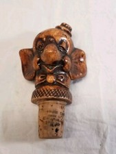 Vintage Ceramic Bottle Topper/ Stopper Made In USA Treasure Crate California