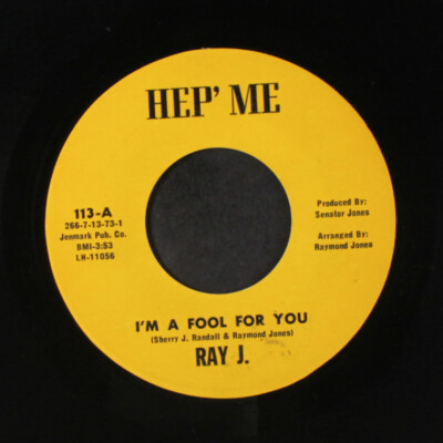 RAY J.: i wanna make love to you HEP' ME 7'' Single 45 RPM