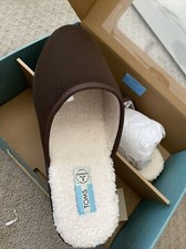 TOMS Harbor Brown Slippers Size 11