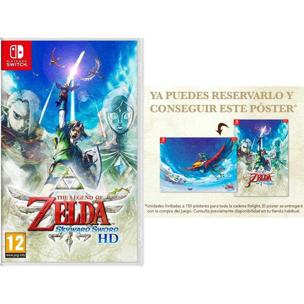 THE LEGEND OF ZELDA: SKYWARD SWORD HD SWITCH JUEGO FÍSICO
