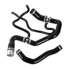 For 2011-2016 Gm 6.6l Duramax Black Silicone Upper Lower Coolant Hose Kit