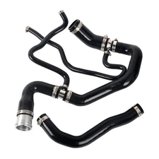 For 2011-2016 GM 6.6L Duramax Black Silicone Upper & Lower Coolant Hose Kit
