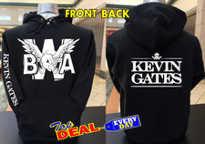 Kevin Gates Bread Winners Association BWA Hoodie Black Front  Back