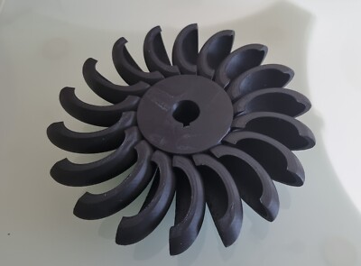 Turgo Wasserrad 210 mm für Wasserturbine Wasserkraft