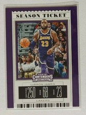 LeBron James (Lakers) 2019 Panini Contenders Draft Picks basketball VARIATION