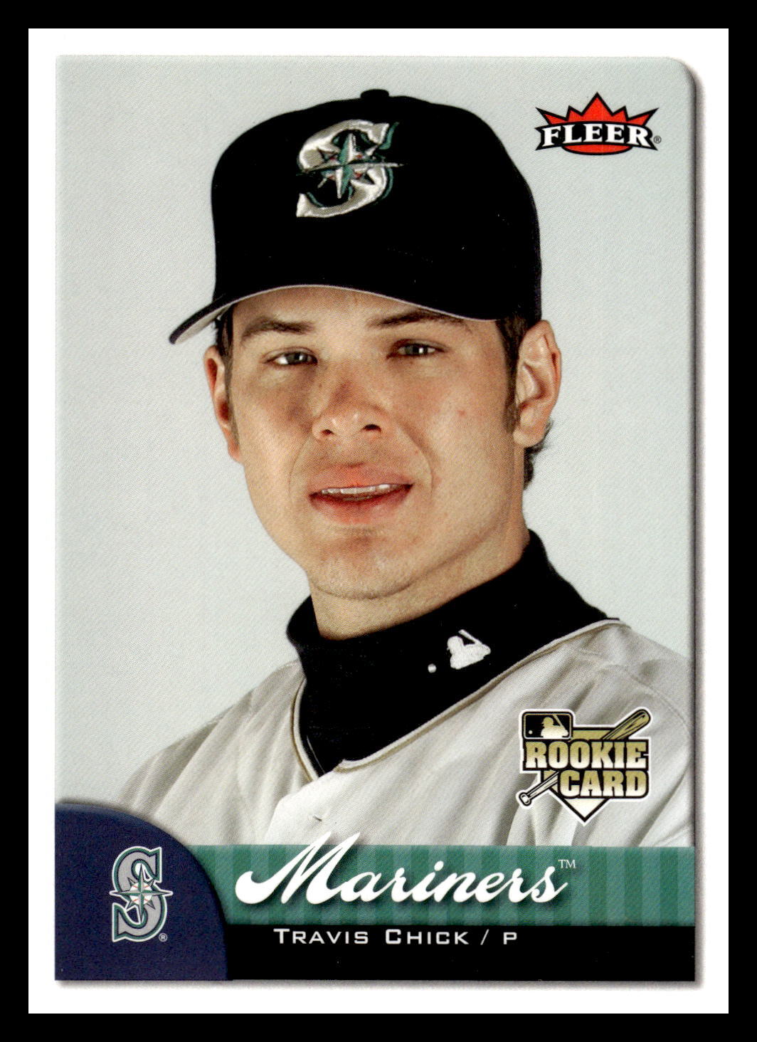 2007 Fleer #361 Travis Chick   Seattle Mariners  Baseball NM RC Rookie