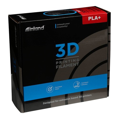 Inland PLA Plus (PLA+) 3D Printer Filament 1.75mm 1KG 2.2lbs Spool - All Colors - 第 31/51 張圖片