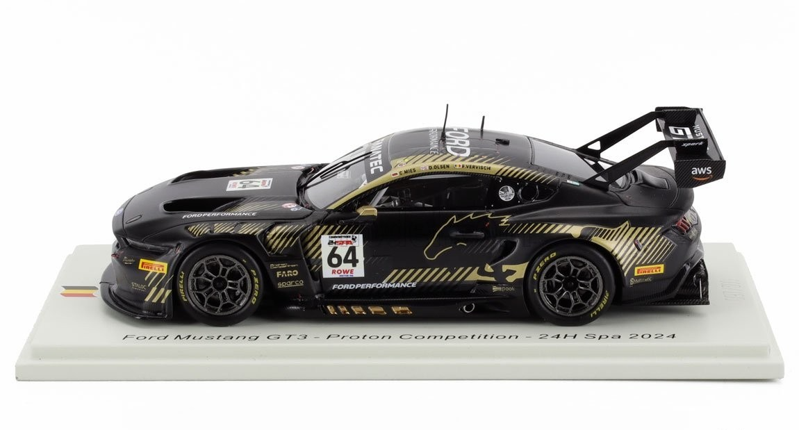 Spark 1/43 Ford Mustang GT3 Proton Competition #64 Pro Class 24h