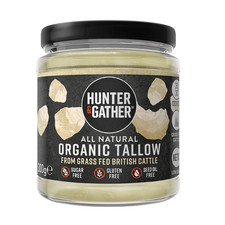Hunter & Gather Organic Grass Fed Beef Tallow 300g Cooking Fat