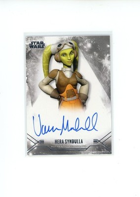 2025 Topps Star Wars Vanessa Marshall Hera Syndulla Stellar Signatures Auto