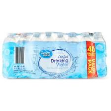 Great Value Purified Drinking Water, 16.9fl. oz. - 40 Count New