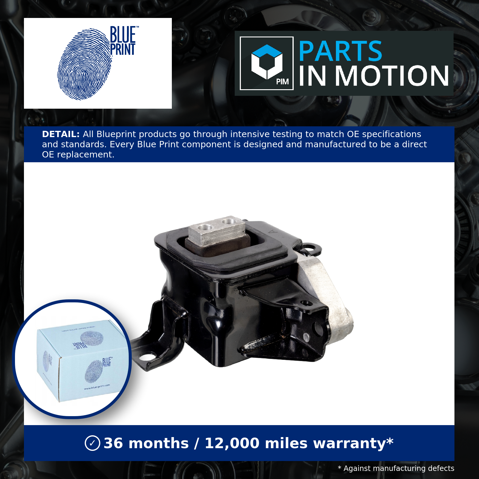 Gearbox Mounting Front Left ADBP800283 Blue Print Transmission 21830D7000 New