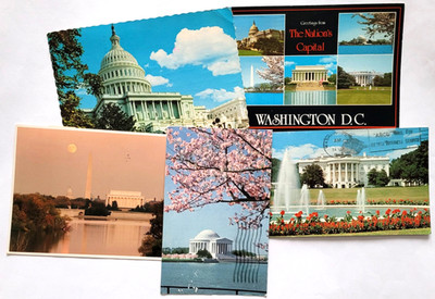 Postkarten Washington D.C, USA Restposten x5