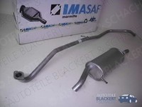 Imasaf Auspuffset für Ford Fusion 1.4 Tdci 2002-2012| Mittelrohr + Endtopf