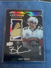 2019-20 SPx #LR-BK Brady Keeper UD Black Lustrous Auto /125