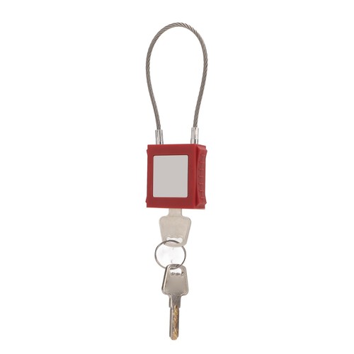 Lockout-Tagout-Schlösser 10 Sätze Stahlkabel Elektrisch - Afbeelding 2 van 24