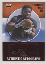 2015 Sage Auto Aspire Auto Red /20 Terrance West #18 Auto 0af
