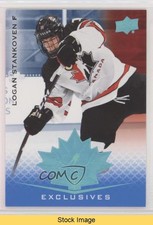 2021 Upper Deck Team Canada Juniors Blue Logan Stankoven #70 READ vm9