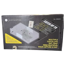 Advantek Multiple Catch Live Rat Trap 25” x 15” x 6” approx