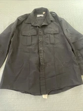Urban Defender Blue Long Sleeve Tactical Shirt Size 17.5  34/35