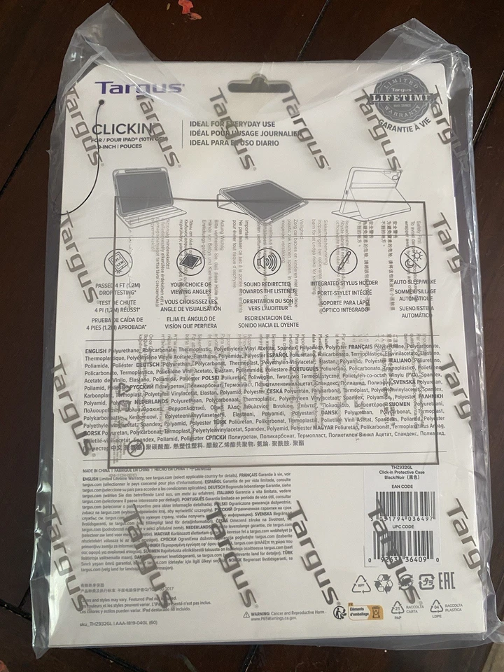 NEW ~ TARGUS Clickin iPad Protective Case for 10th Gen -10.9-inch iPad, THZ980 - Image 2 of 2