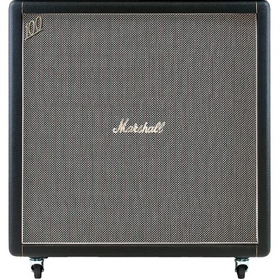 Marshall 1960BHW 120W 4x12 Handwired Straight Guitar Speaker Cabinet Black