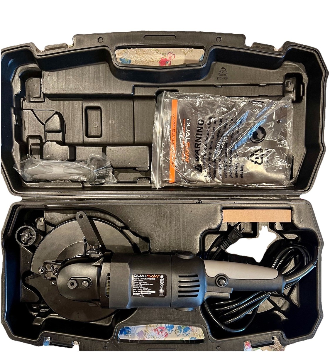 DUALSAW Destroyer CS650 Counter-rotating Saw With Carry Case