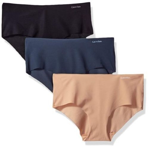 Calvin Klein Damen Invisibles Hipster Panty - 3er Pack Größe X-Large - Bild 1 von 7