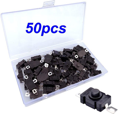 50Pcs Self-Lock Druckknopfschalter KAN-28 für Taschenlampe SMD Typ EIN-Aus Mini-